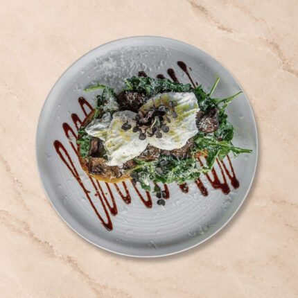 Sauteed field mushroom